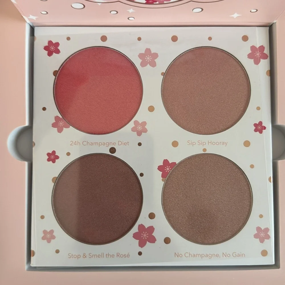 BEAUTY BAKERIE Cotton Candy Champagne Blush Palette NIB $38